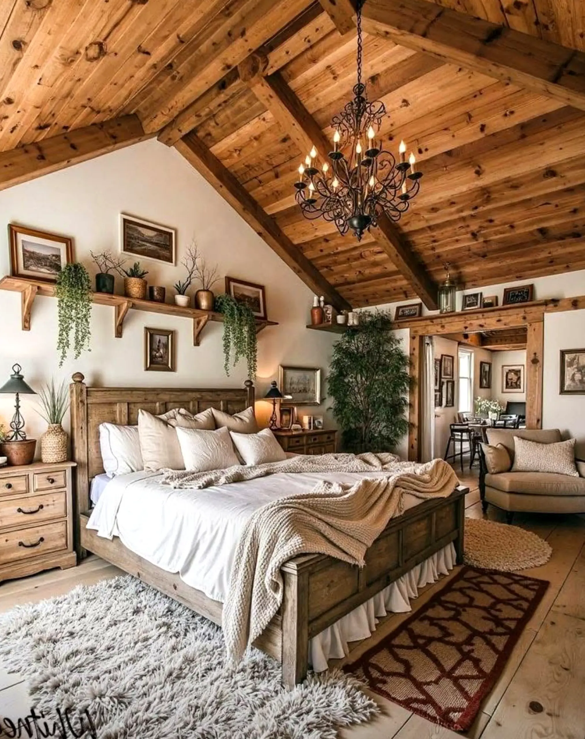 Textured reading corner adds texture across the sitting area, giving the decor a finish that feels clear and inviting.