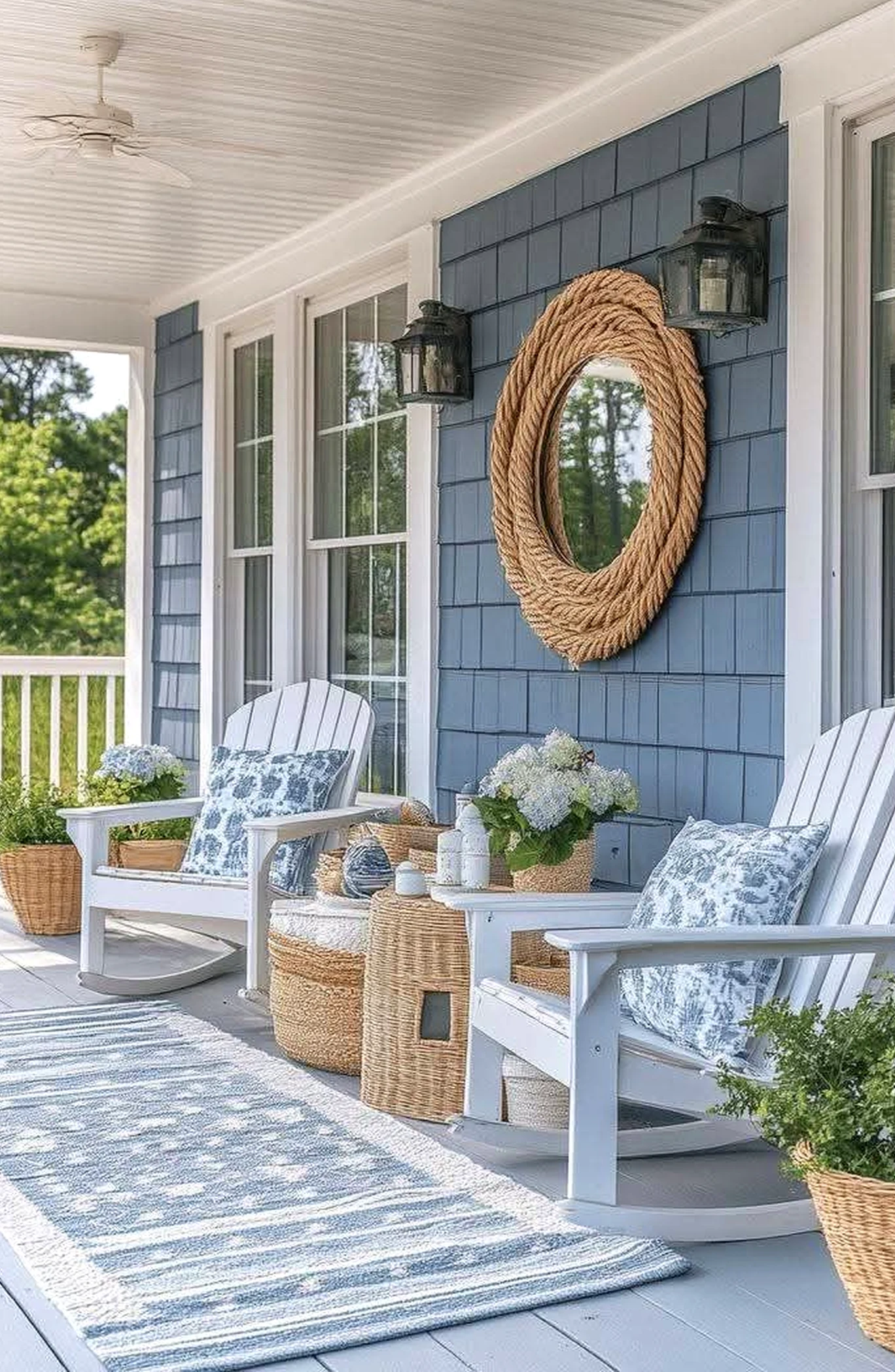 Luminous patio corner supports the view through movement, leaving the space feeling settled and welcoming.