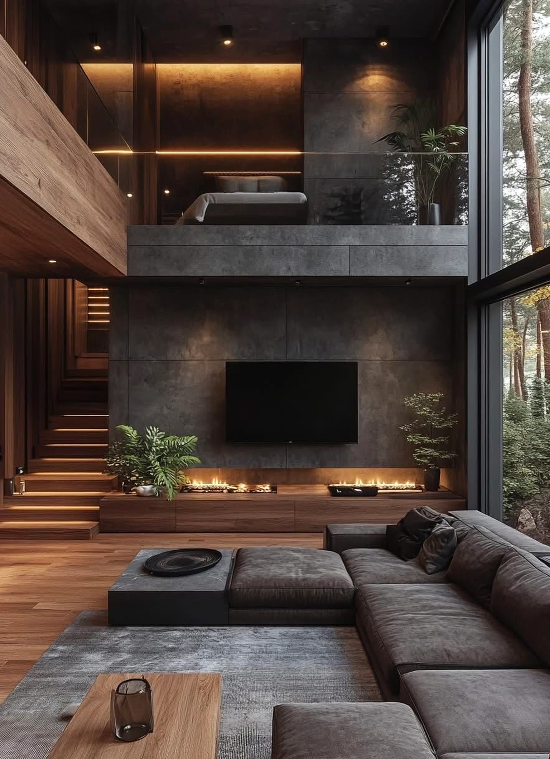 Airy breakfast table draws attention to light while the sitting area stays simple yet expressive.