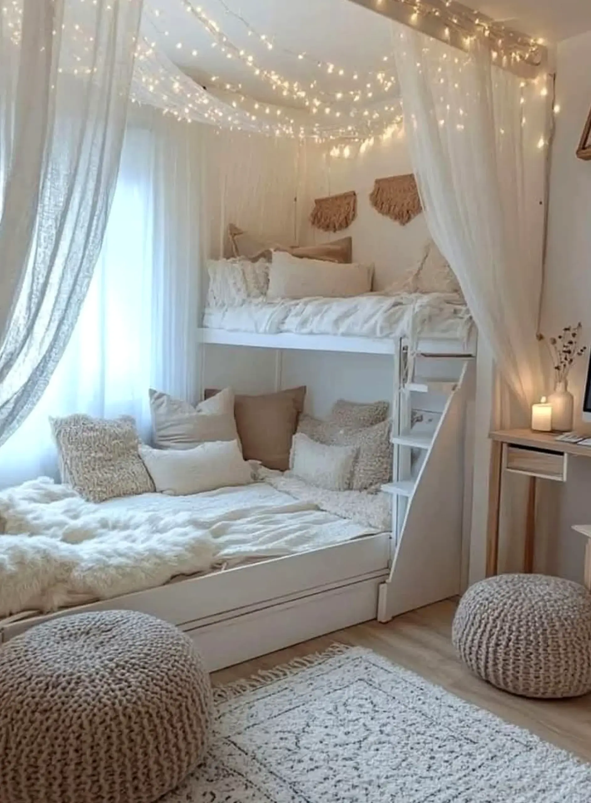 Cozy stair landing adds a clear layer of freshness, helping the entry feel easy to enjoy.