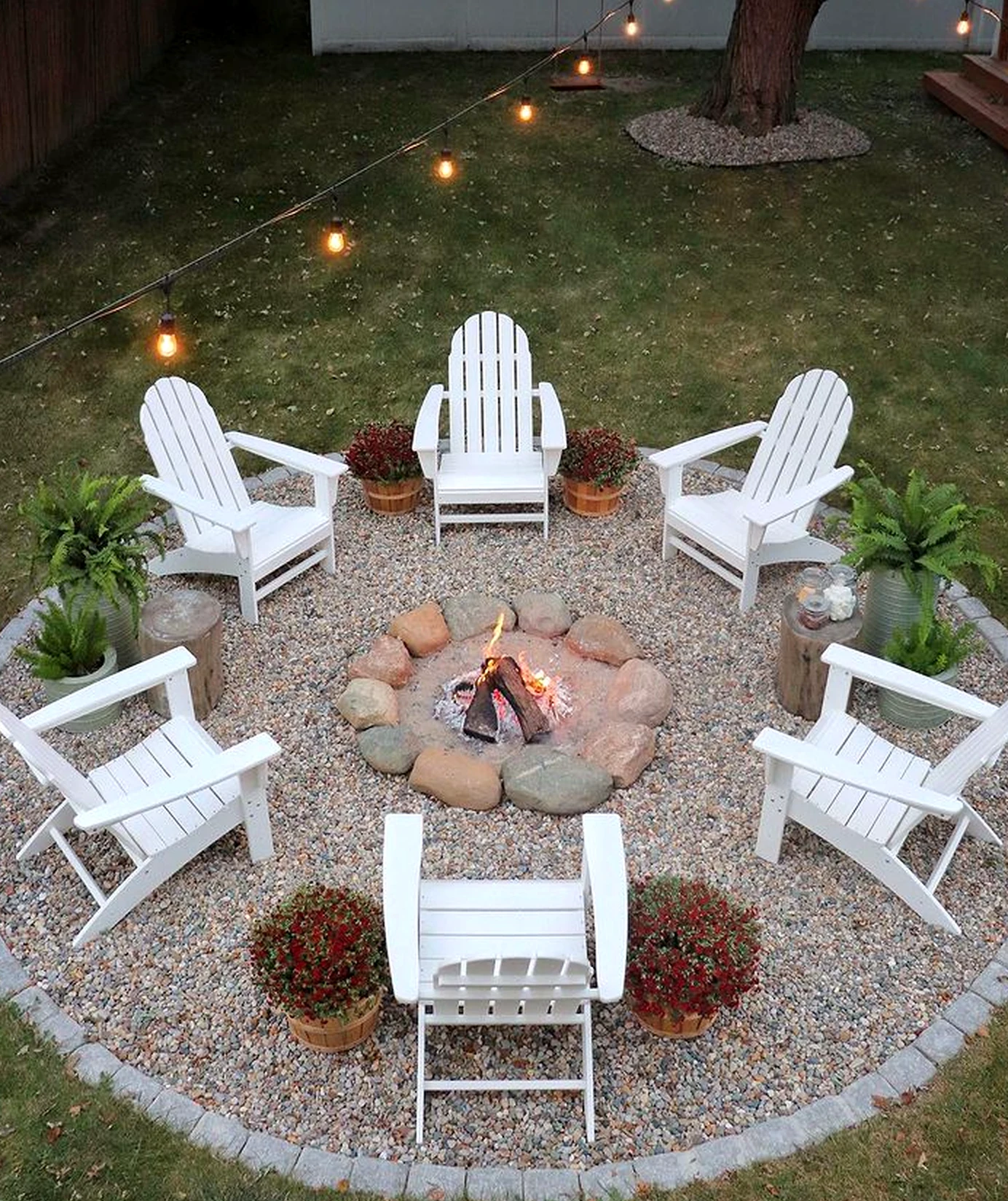 Calm stone path frames the backdrop with clarity, making the scene feel visually grounded.