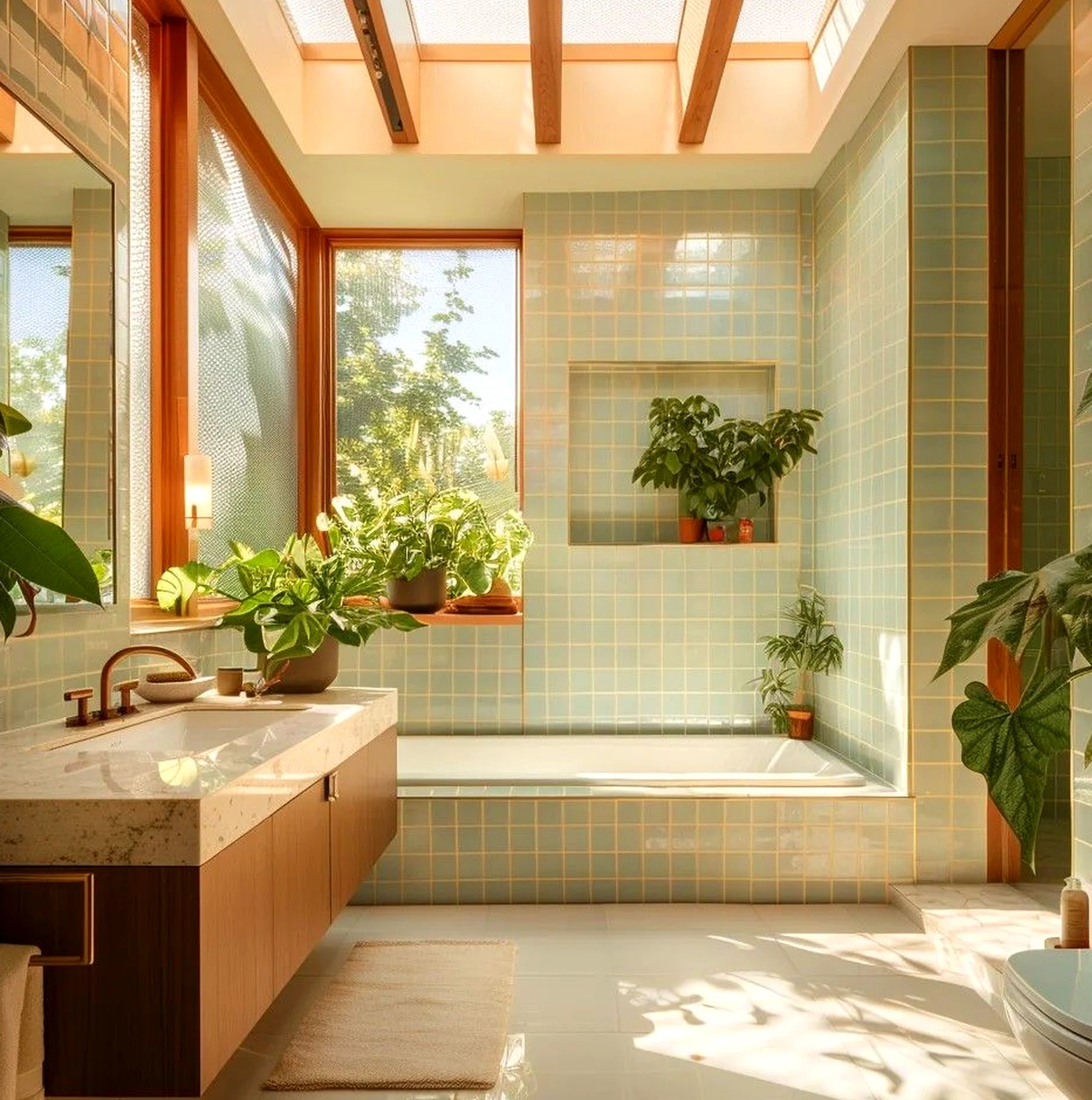Bright outdoor lounge adds a clear layer of softness, helping the view feel clear and inviting.