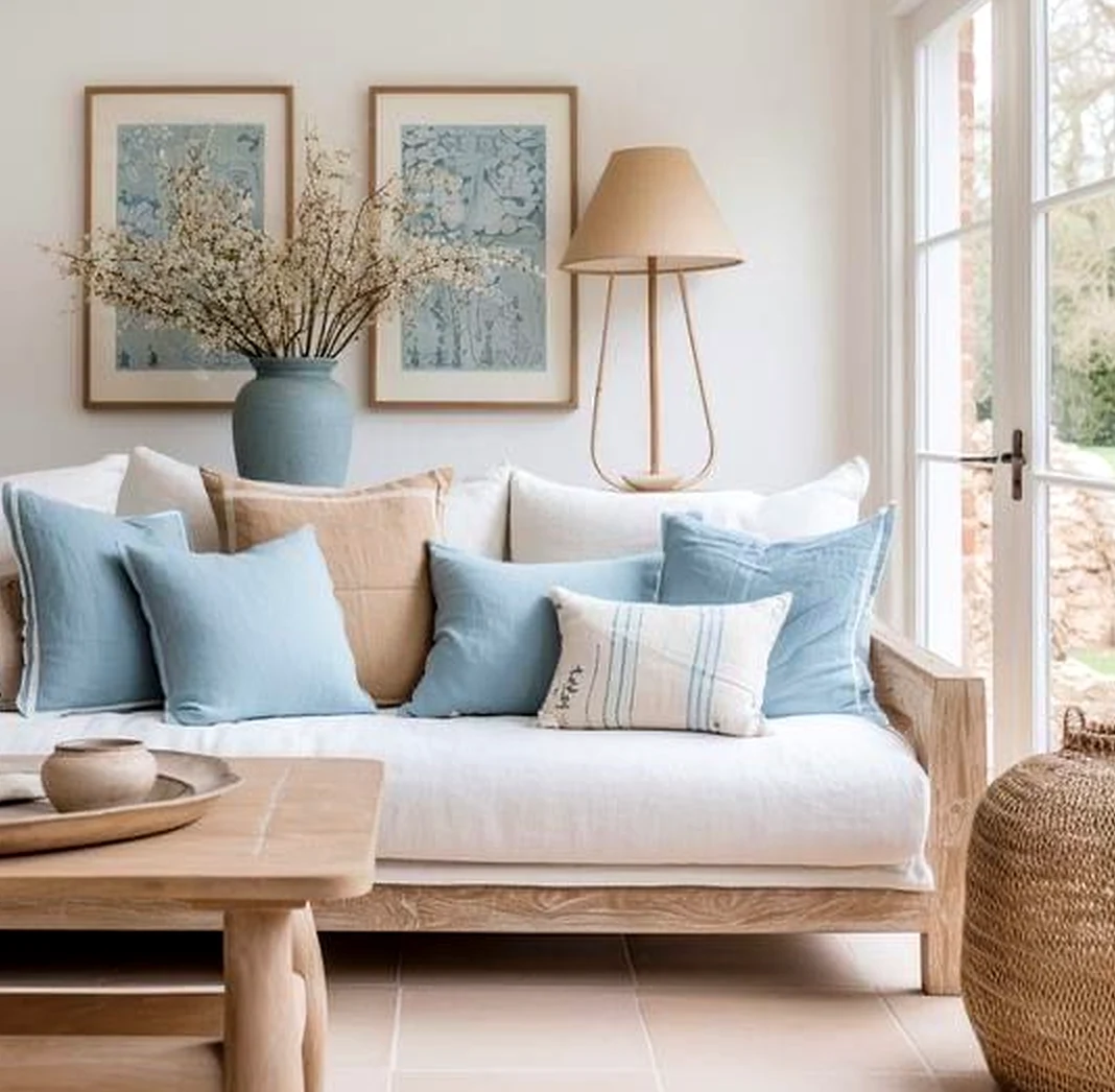 Luminous poolside setting draws attention to freshness while the composition stays clear and inviting.