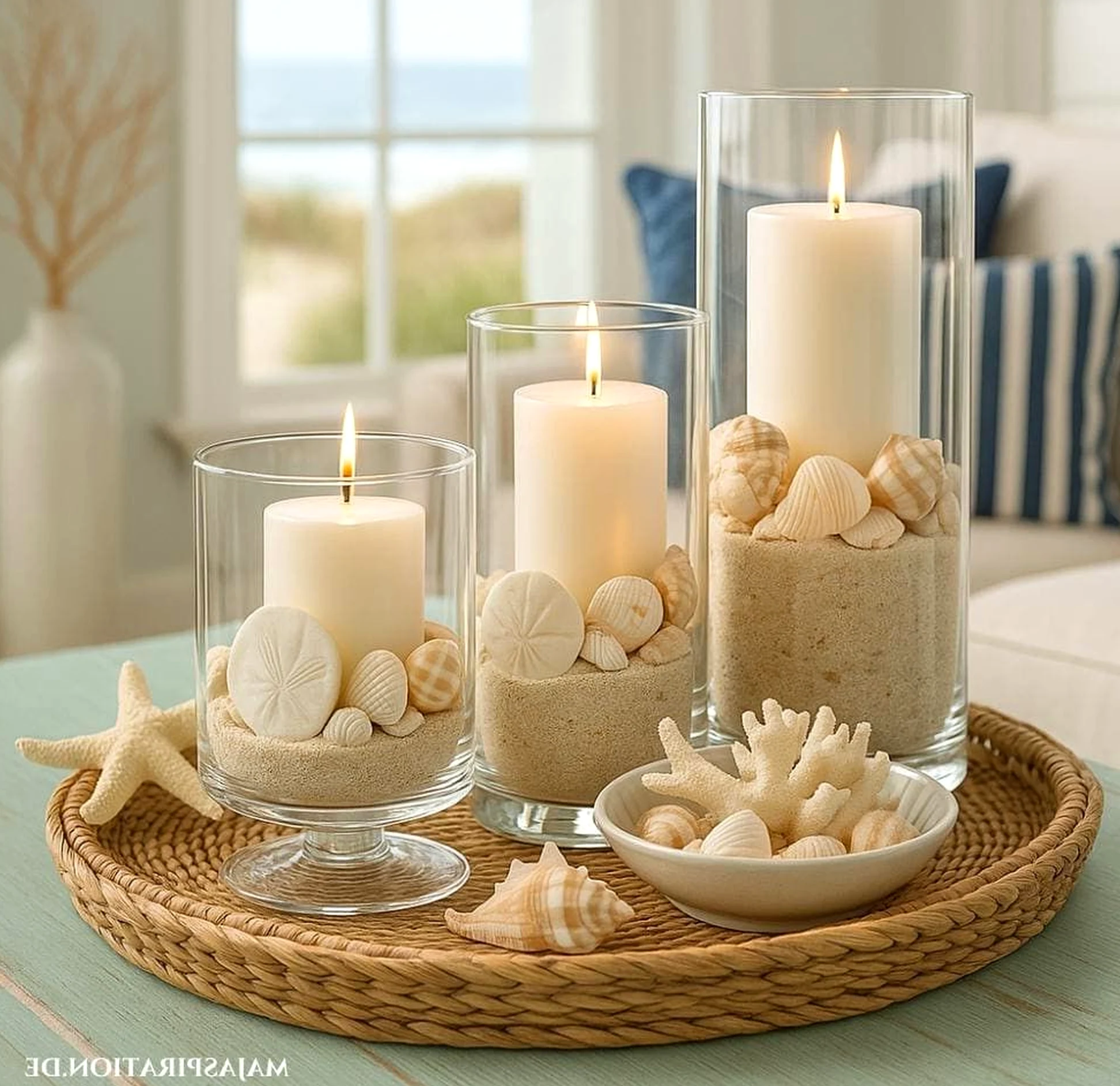 Graceful tile detail adds freshness across the table, giving the decor a finish that feels ready for quiet use.