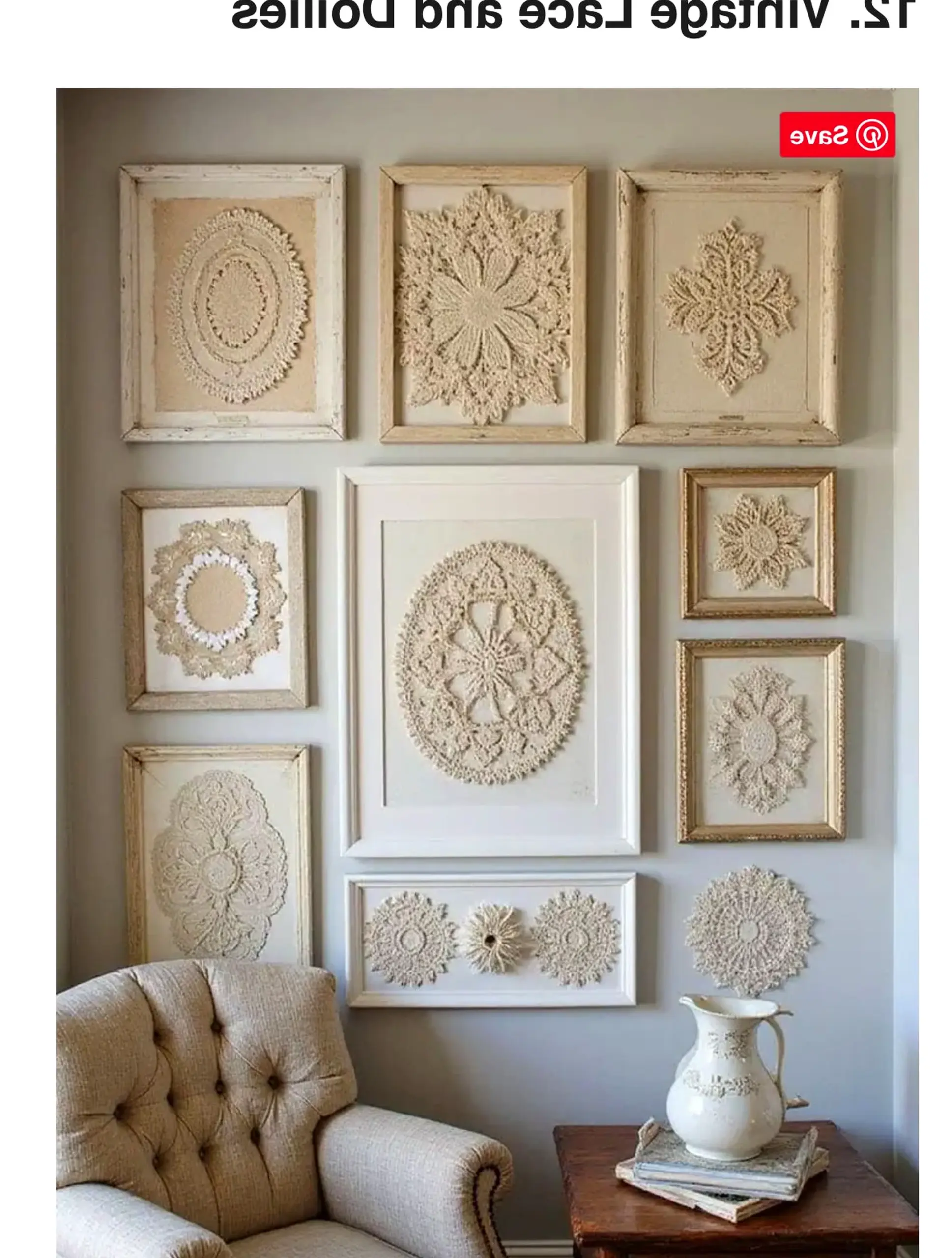 Sculptural tile detail adds focus across the garden edge, giving the decor a finish that feels bright but not busy.