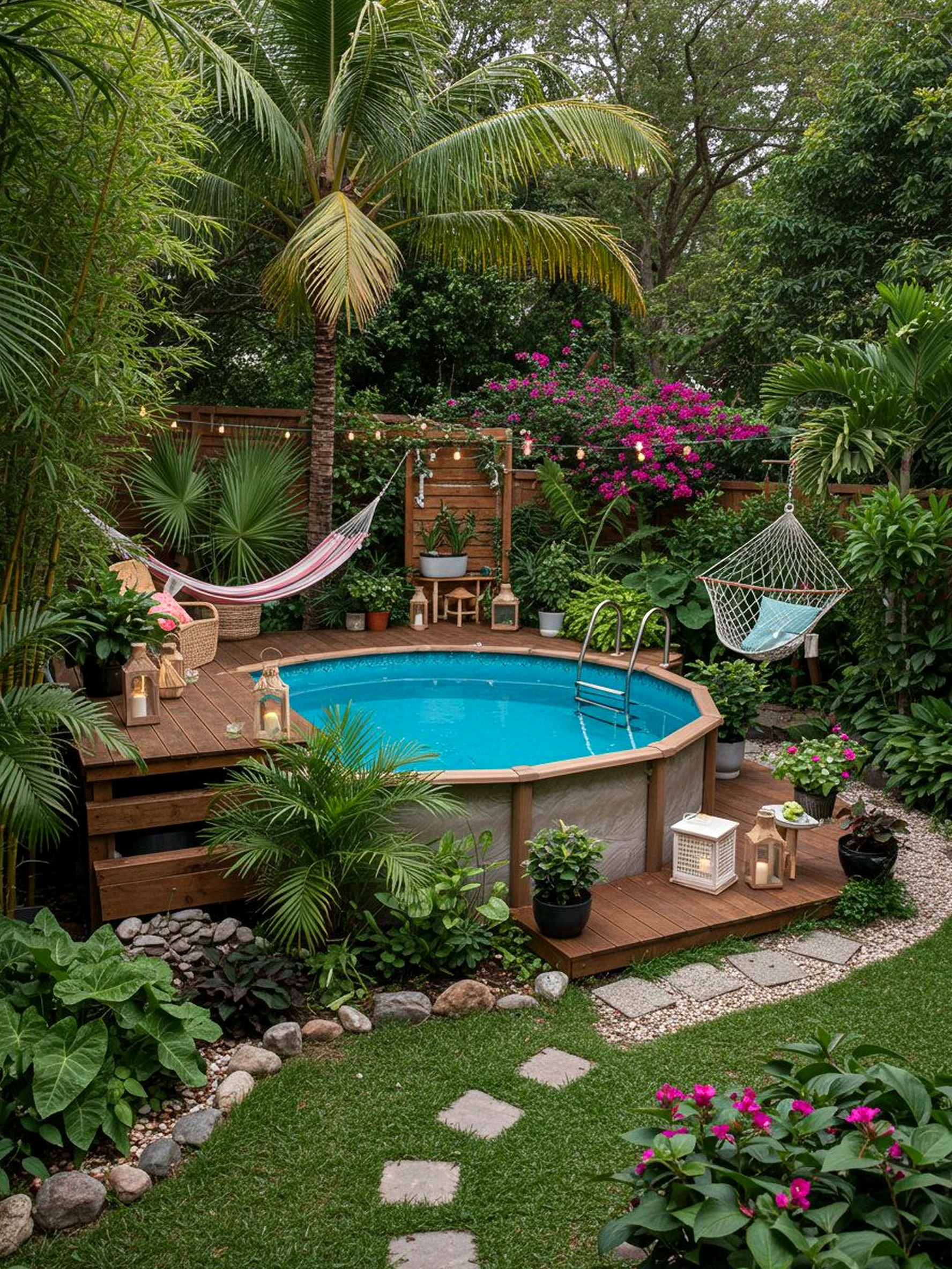 Inviting woven chair anchors the backdrop with rhythm, giving the view a mood that feels easy to enjoy.