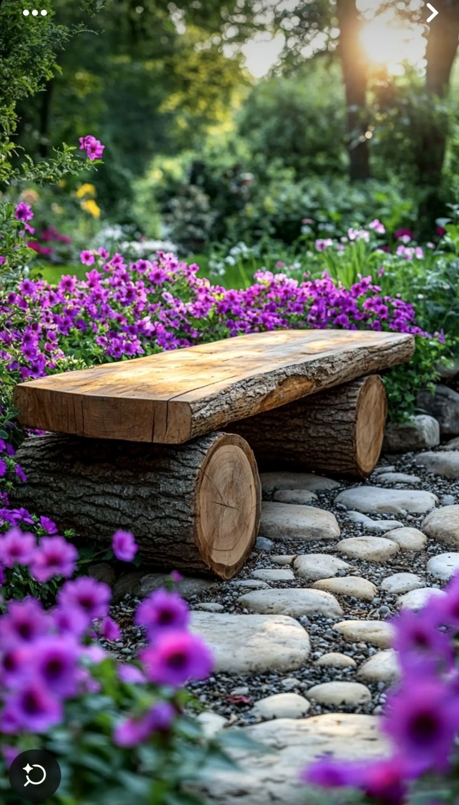 Simple wooden deck brings a useful note of character, making the corner feel quietly finished.