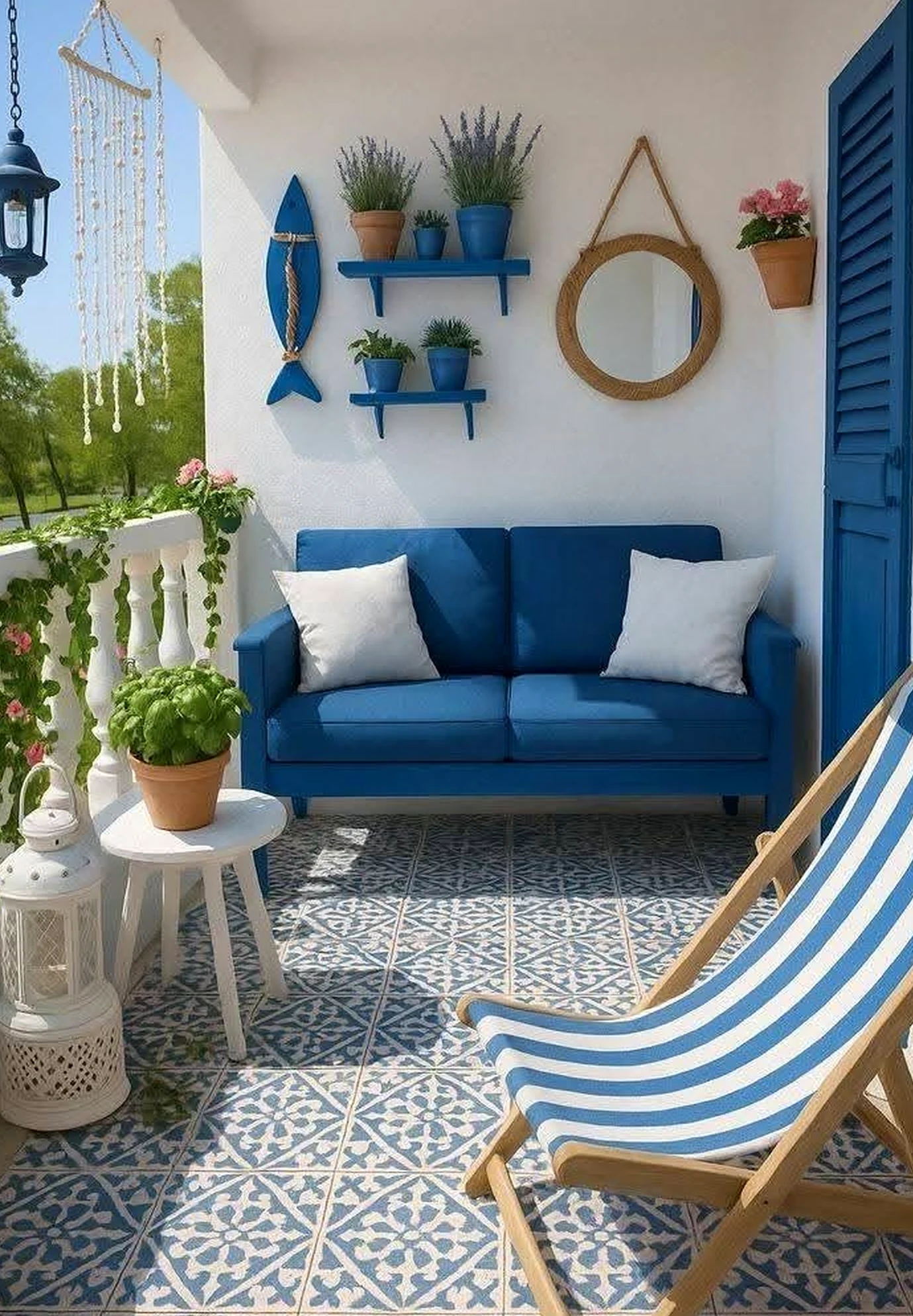 Earthy linen bedding adds freshness across the garden edge, giving the decor a finish that feels clear and inviting.