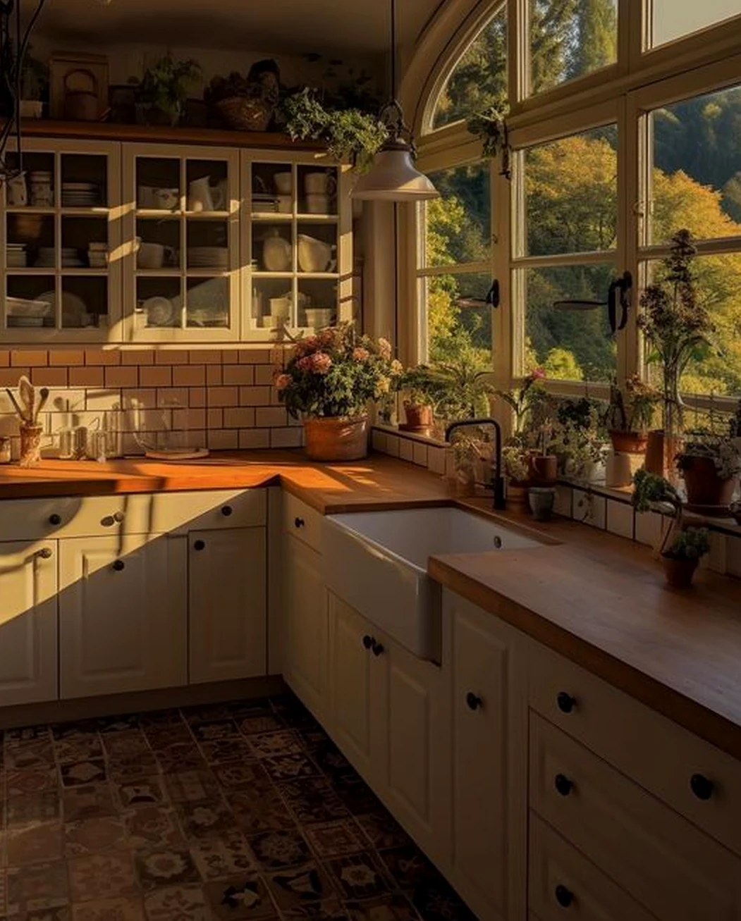 Crisp cabinet wall adds freshness across the outdoor space, giving the decor a finish that feels personal and relaxed.