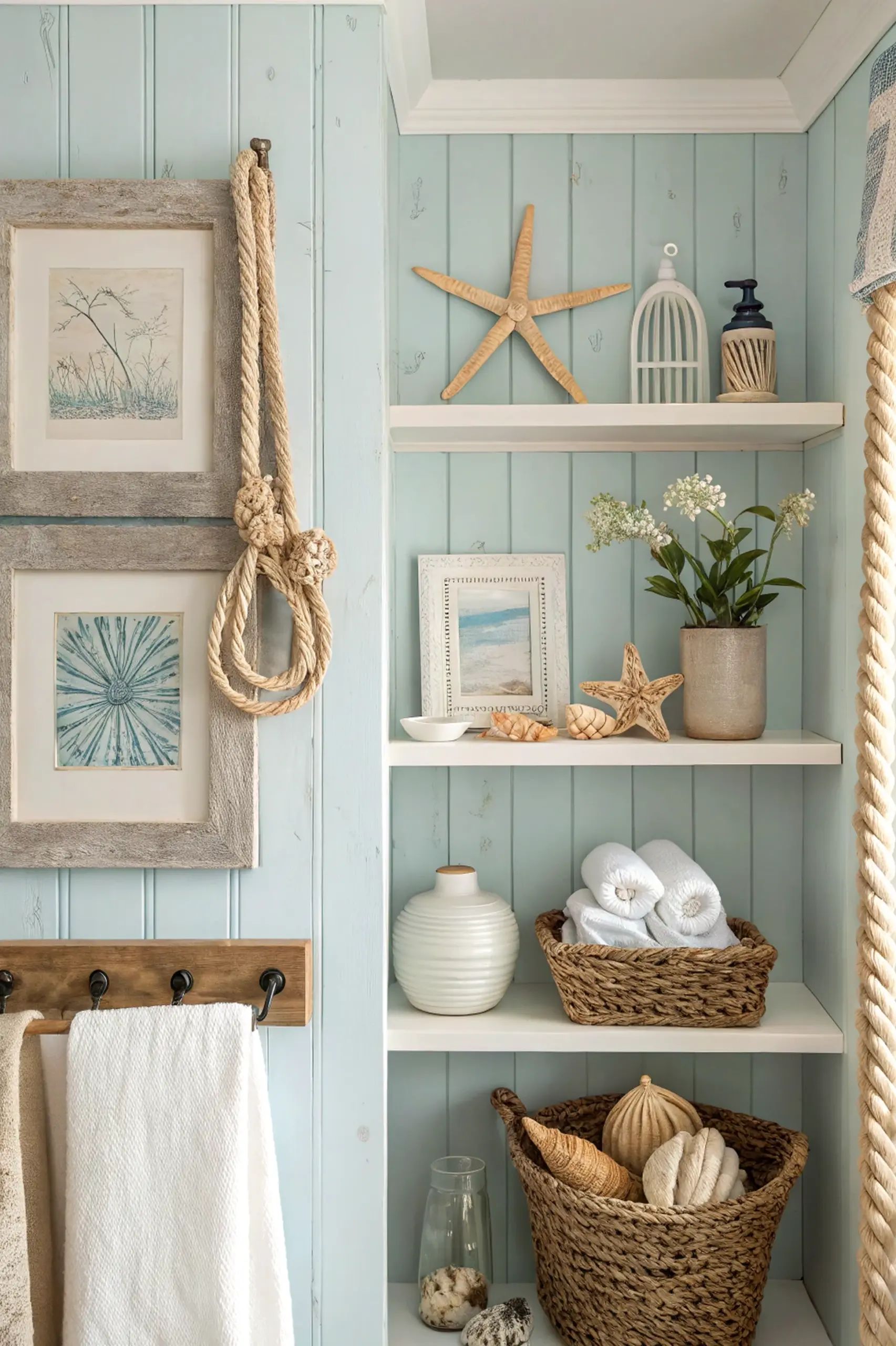 Balanced bathroom vanity gives the sitting area more warmth, so the whole view feels comfortable in daily use.