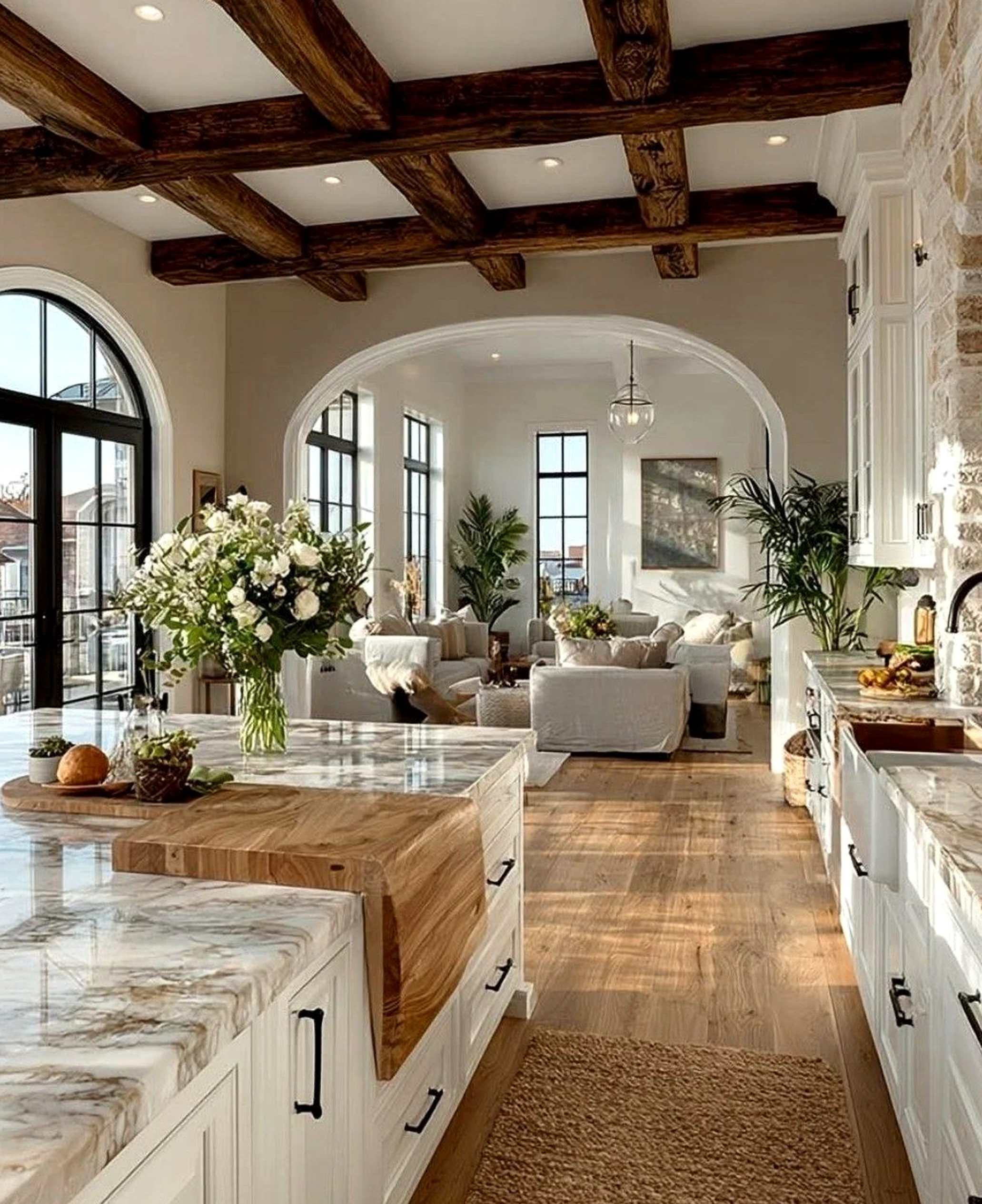 Crisp window seat frames the room with personality, making the scene feel simple yet expressive.