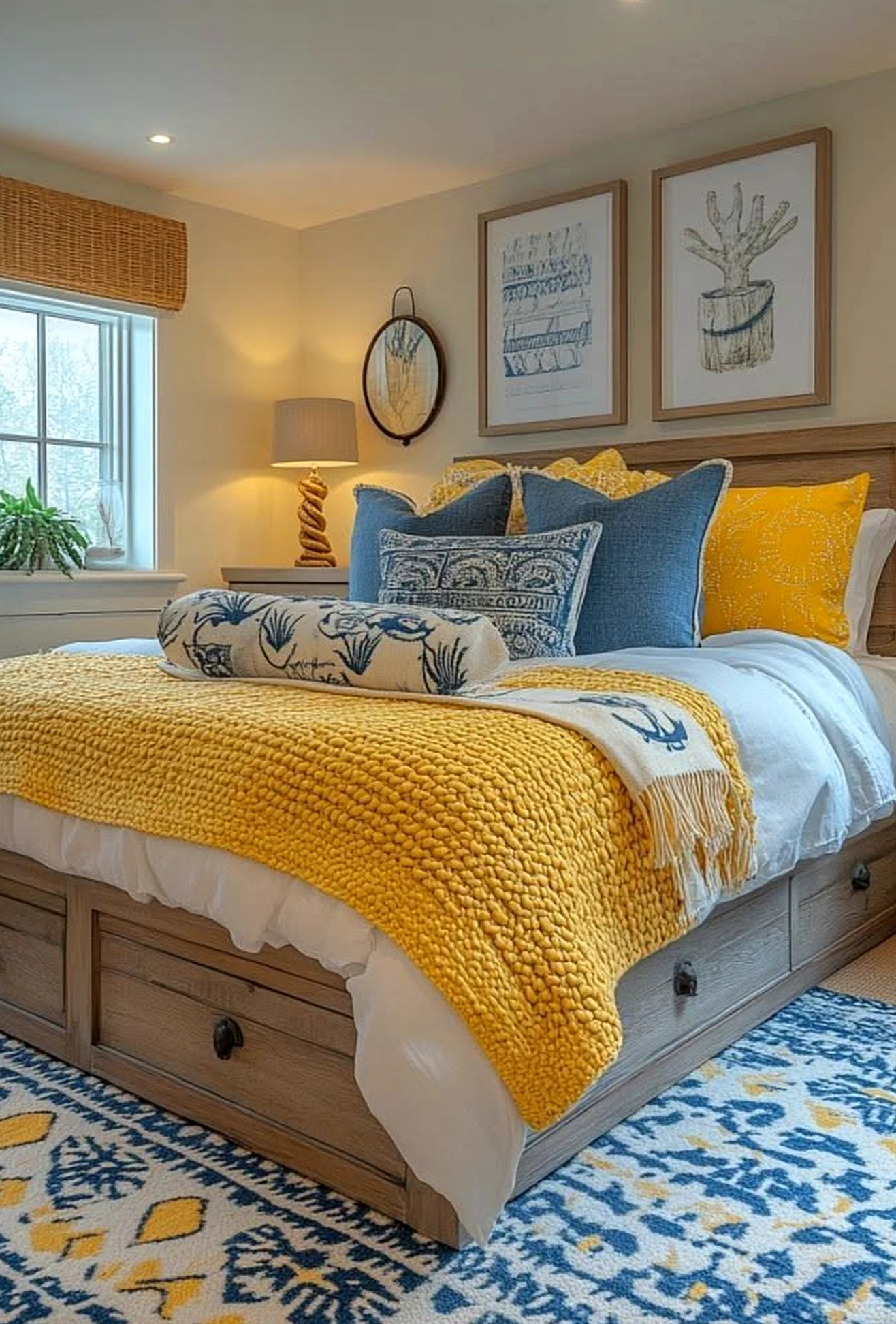 Cozy breakfast table adds a clear layer of balance, helping the backdrop feel simple yet expressive.