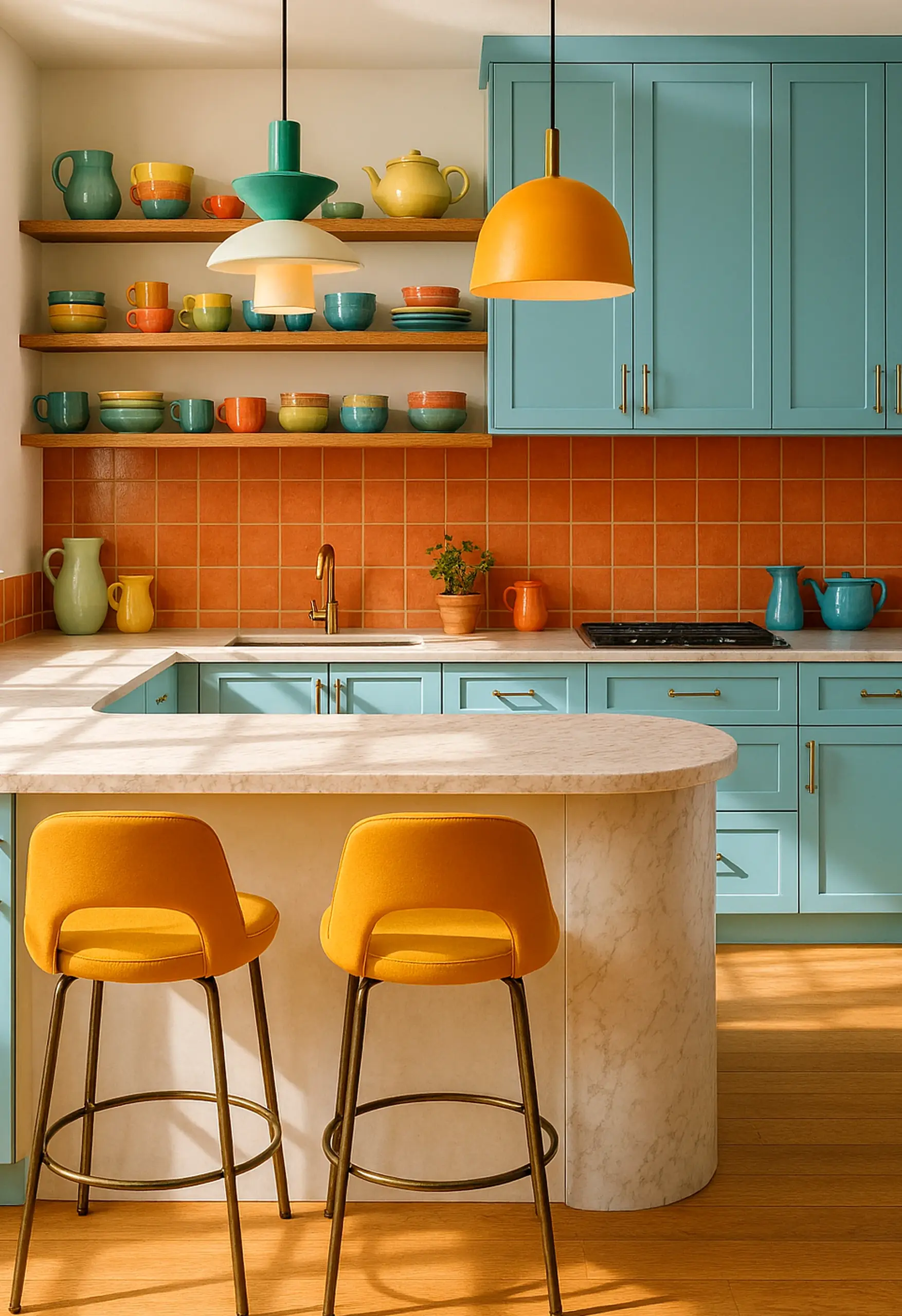Sunny entry console supports the garden edge through light, leaving the space feeling open and lived-in.